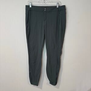 Kuhl Women's Transcendr Skinny Pants Softshell Trail Hiking Blue Green 14